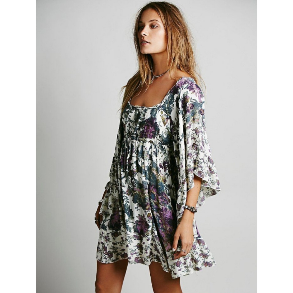 Free People Heart of Gold Mini Dress